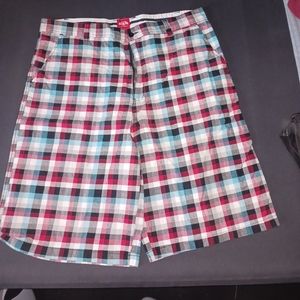 Plaid shorts